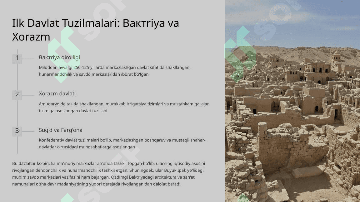 Qadimgi va Ilk Orta Asrlar Davlatchiligi. 3