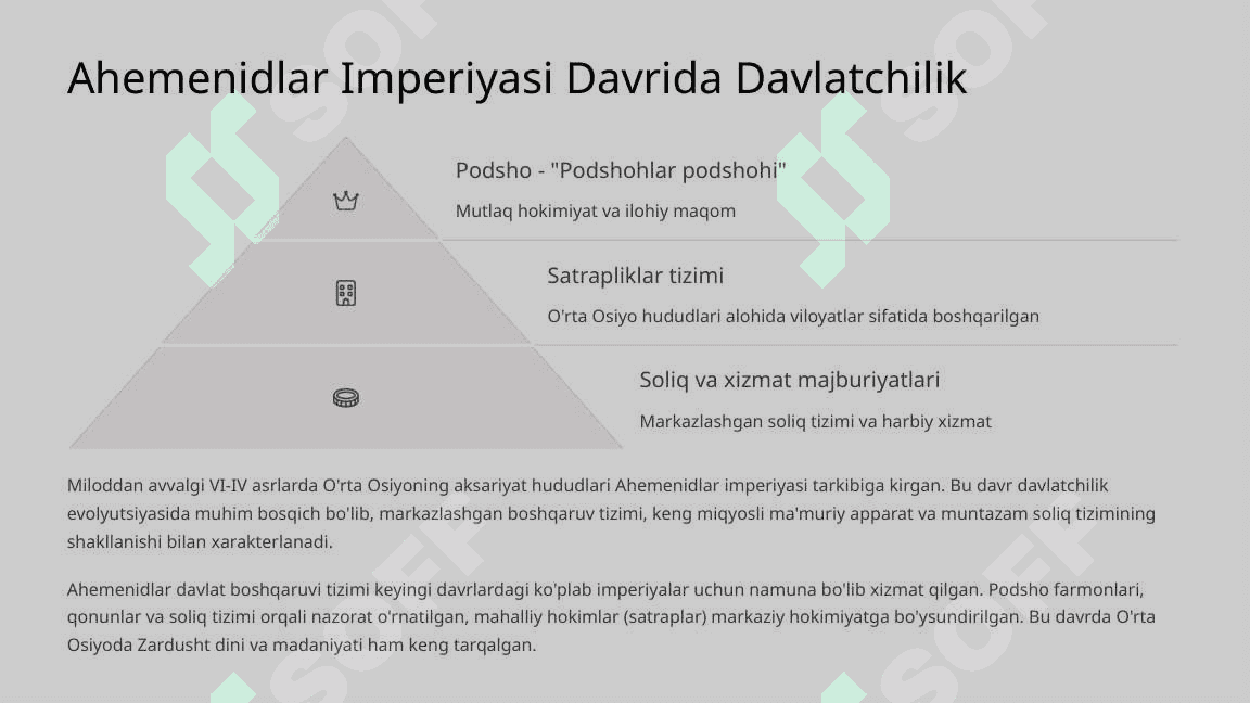 Qadimgi va Ilk Orta Asrlar Davlatchiligi. 5