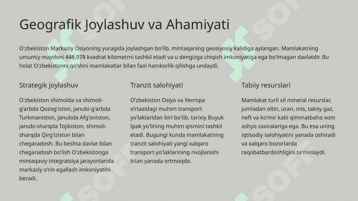 O'zbekiston Jahon Hamjamiyatida 2