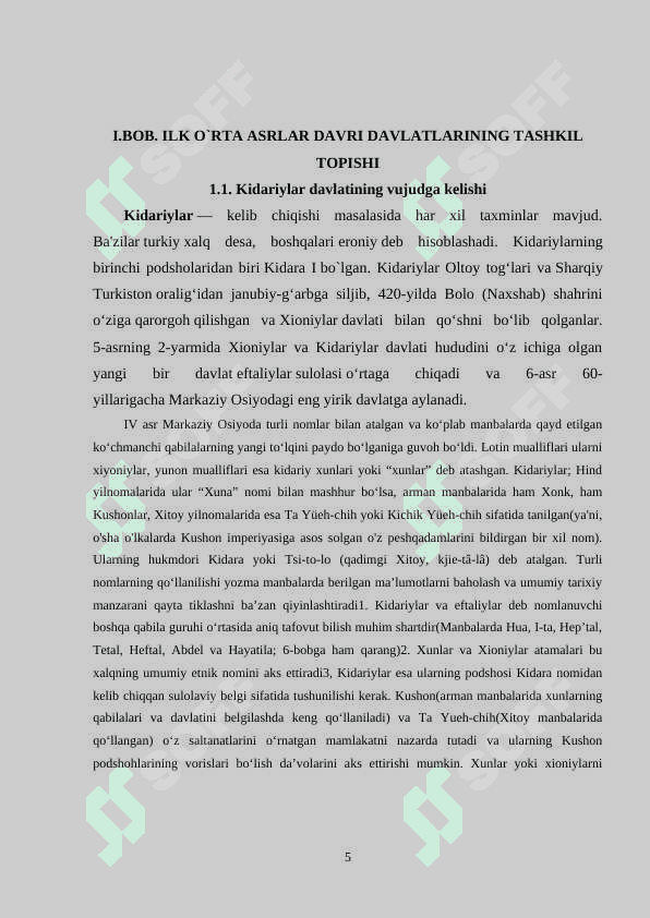 Kidariylar davlatining vujudga kelishi 5