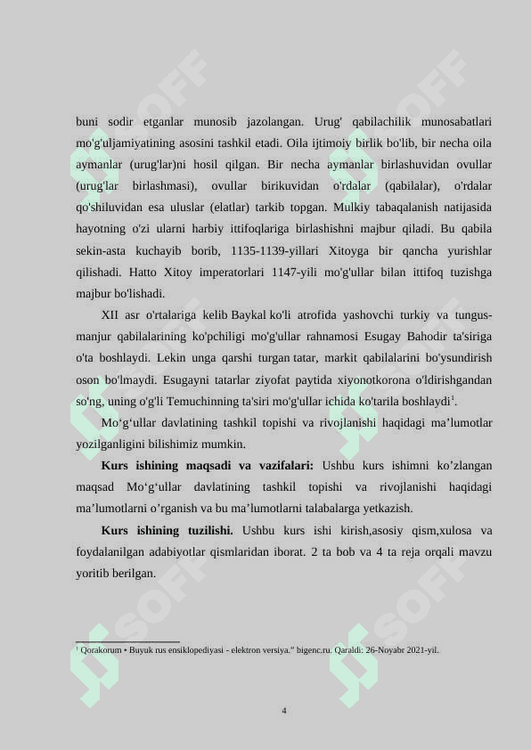 Mo`g`ul davlatining tashkil topishi 4