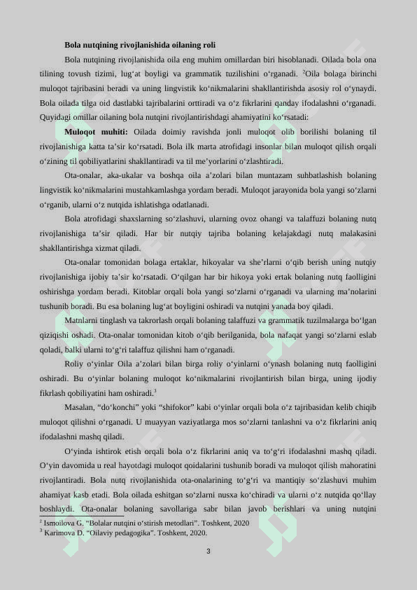 BOLALAR NUTQINI O‘STIRISHDA OILA VA TARBIYACHI-PEDAGOGNING HAMKORLIGI 3