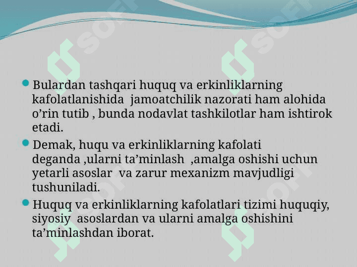 O’zbekiston Respublikasida Fuqarolarning erkinliklari va burchlari 7