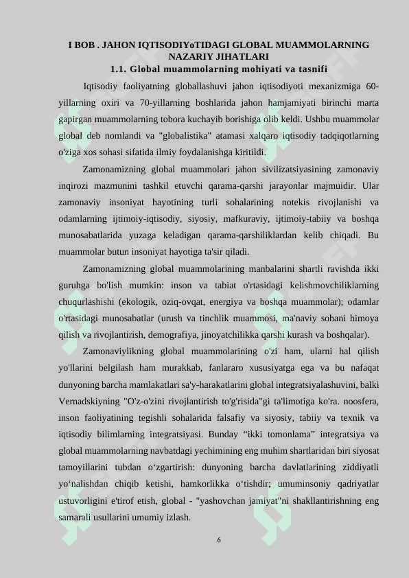 Jahonning  global iqtisodiy muammolari 6