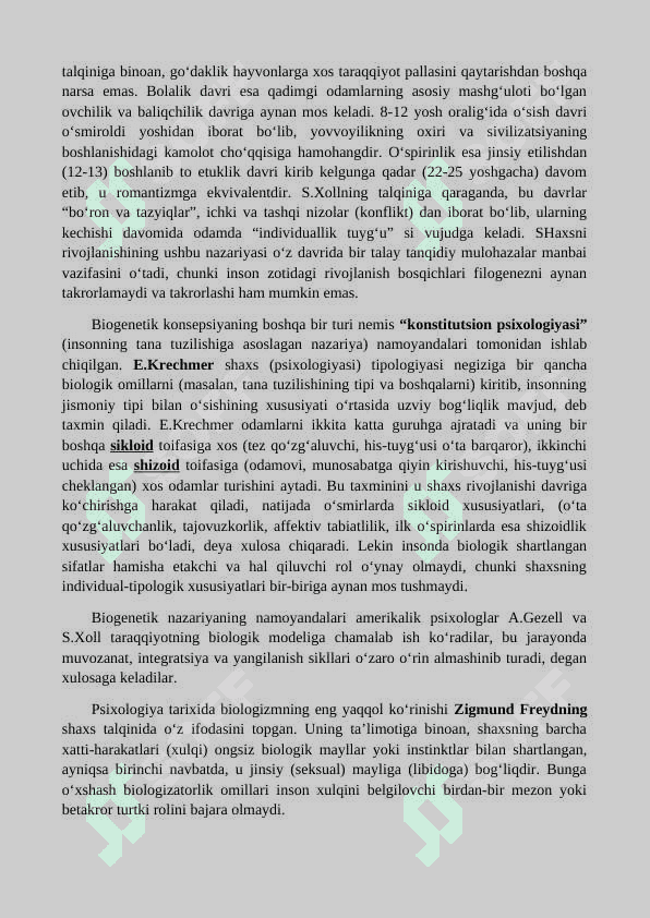 Shaxs shakllanishi va rivojlanishining harakatga keltiruvchi kuchlari va shart-sharoitlari 3