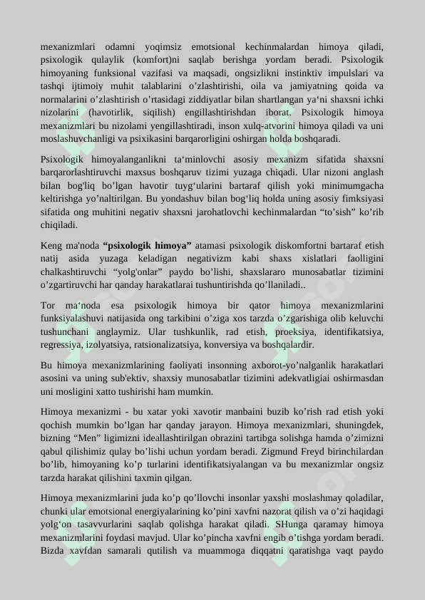 Z.Freydning psixoanalitik ta’limoti 4