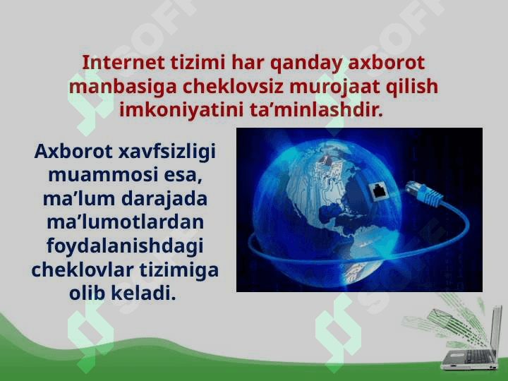 Internetda saqlanayotgan axborot manbalarining xavfsizligi muammolari 3