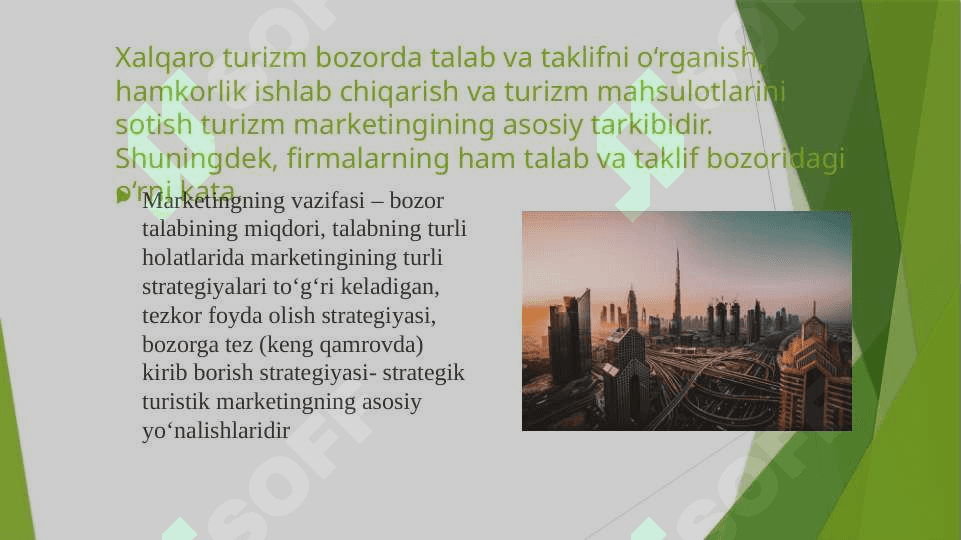 Mavzu; Xalqaro turizmda marketing. 4