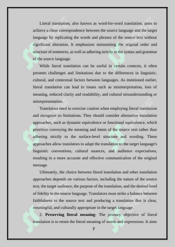 The Art of Translation and Translator’s Skills 7