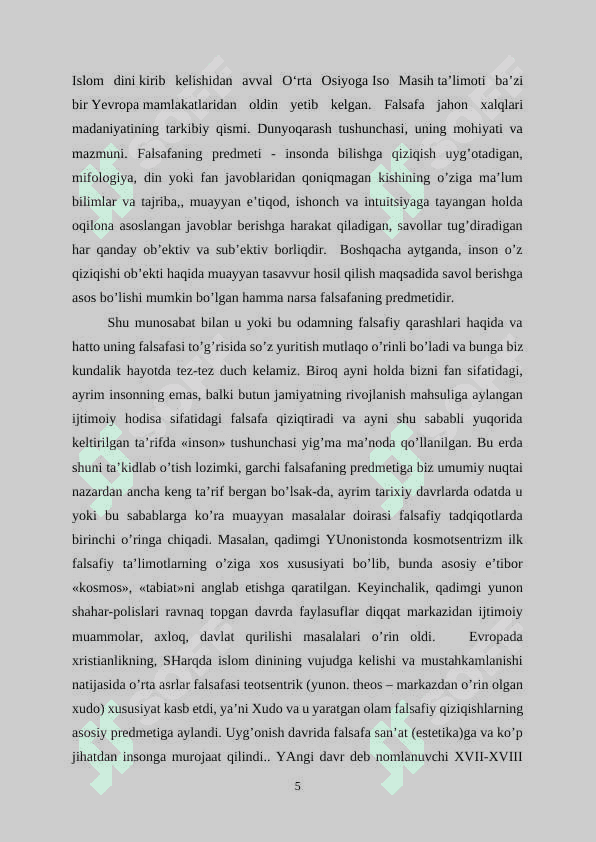 O‘rta asrlarda xristian cherkovi 5