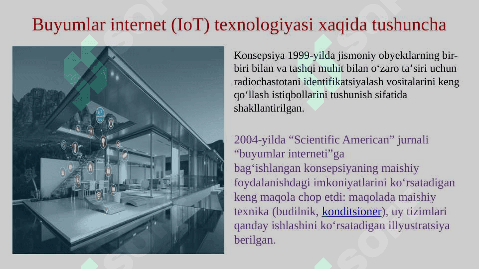 Buyumlar interneti (Internet of Things) texnologiyalari 5