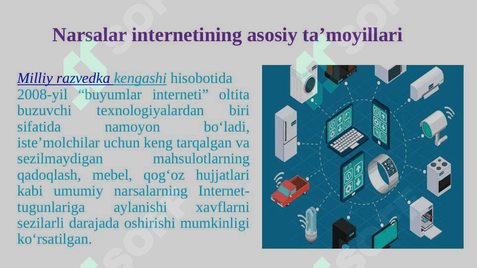 Buyumlar interneti (Internet of Things) texnologiyalari 8