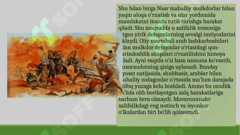 Arablarning mustamlakachilik siyosatiga qarshi xalq qo’zg’olonlari 8