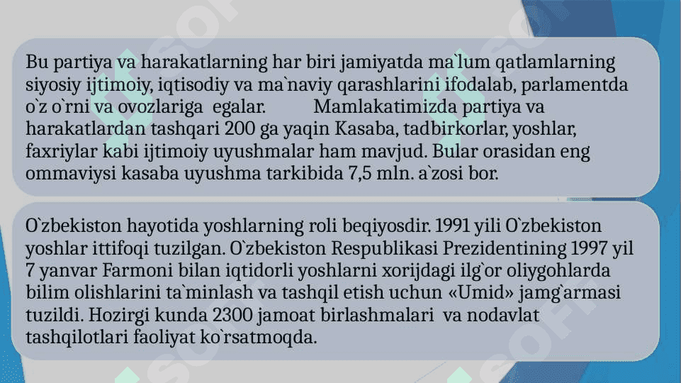 OʻZBEKISTONDA KO'P PARTIYAVIYLIK TIZIMI 4