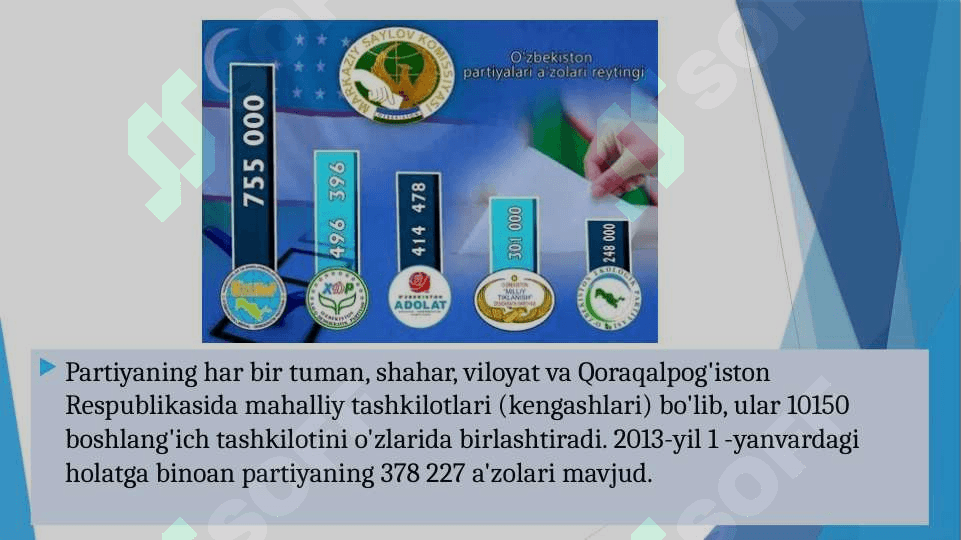 OʻZBEKISTONDA KO'P PARTIYAVIYLIK TIZIMI 7