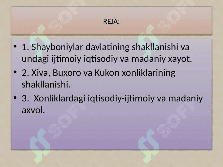 SHAYBONIYLAR HUKMRONLIGI DAVRIDA DAVLAT VA HUQUQ 2