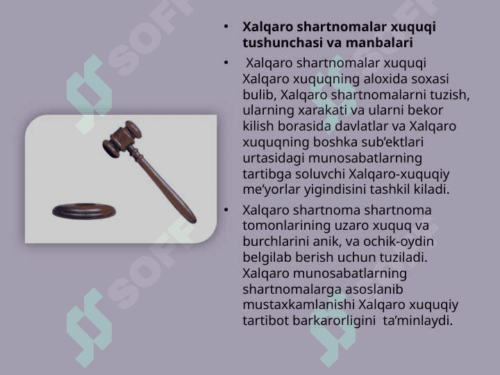 XALQARO SHARTNOMALAR XUQUQI 2