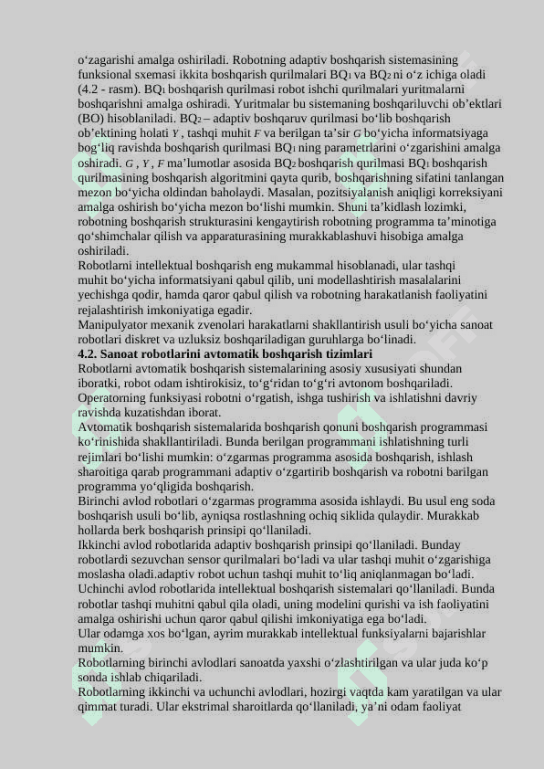 Sanoat robotlarining boshqarish tizimlari 3