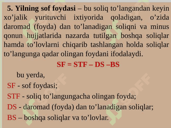 Moliyaviy natijalar hisobi 8