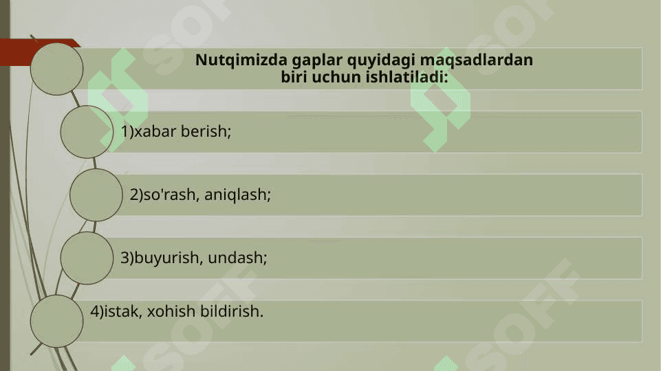 GAPNING IFOD MAQSADIGA KO'RA TURLARI 8