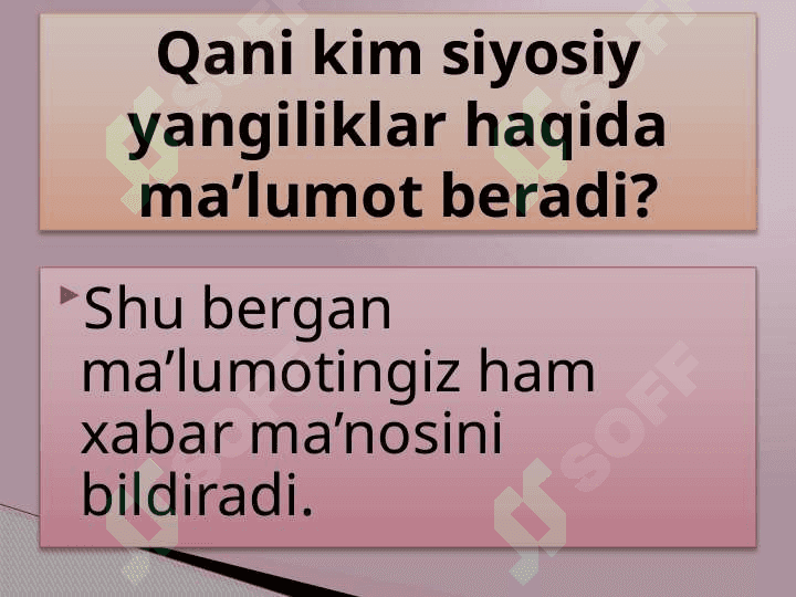Gapning ifoda maqsadiga ko’ra turlari 3