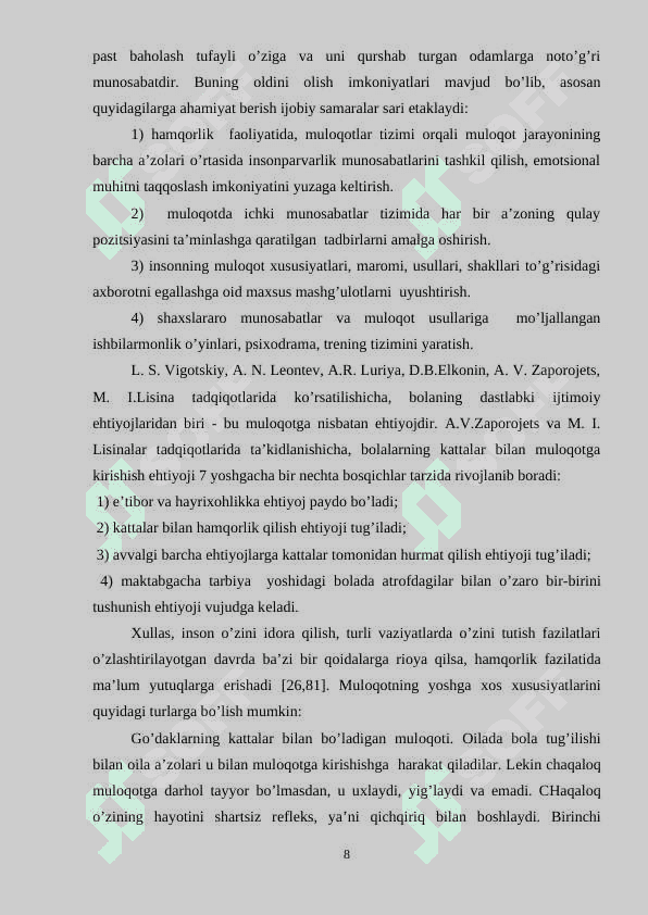 OILADA FARZANLARGA TARBIYA BERISH METODIKASI 8
