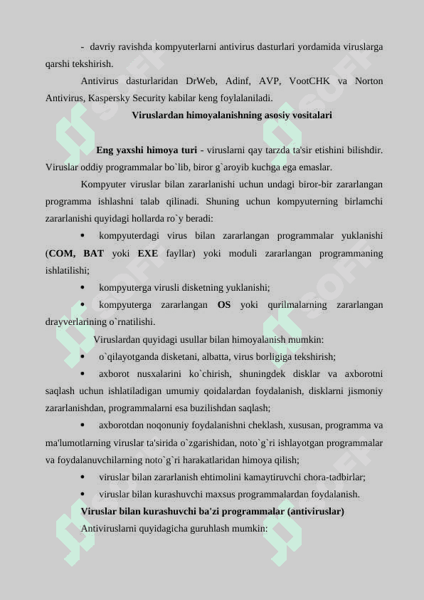 Antivirus dasturlari 4