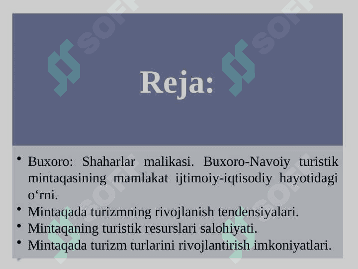 Buxoro-Navoiy turistik mintaqasi 2