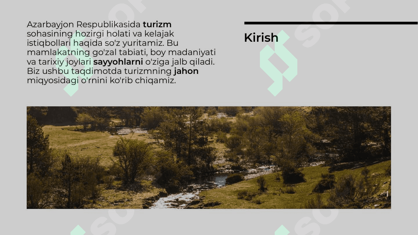 Azarbayjon Respublikasida turizm va uning istiqbollari 2