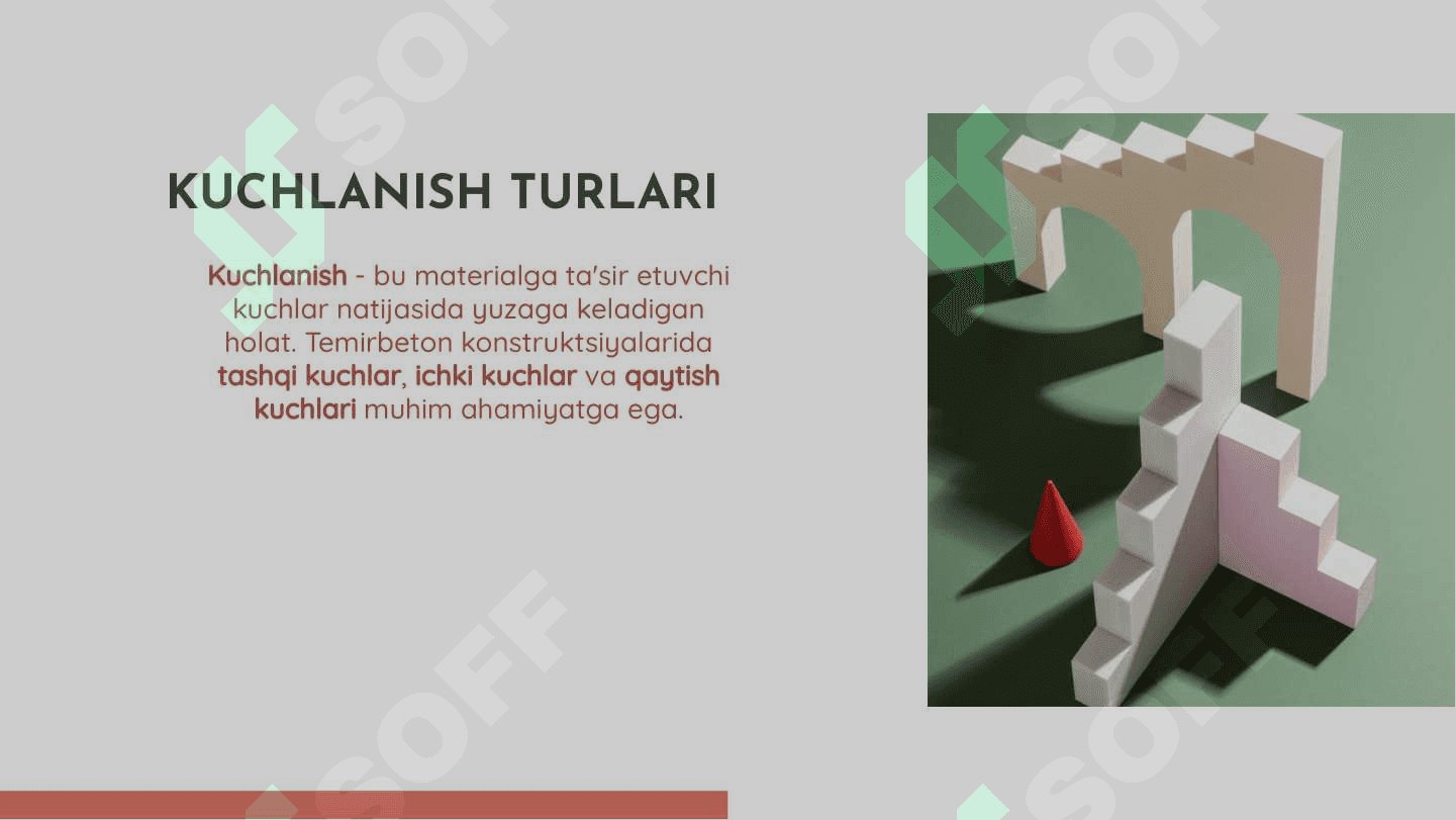 Armaturaning fizik va mexanik xossalari. Temirbeton konstruksiyalarining kuchlanish, deformatsiyalanish holatining uch bosqichi 4