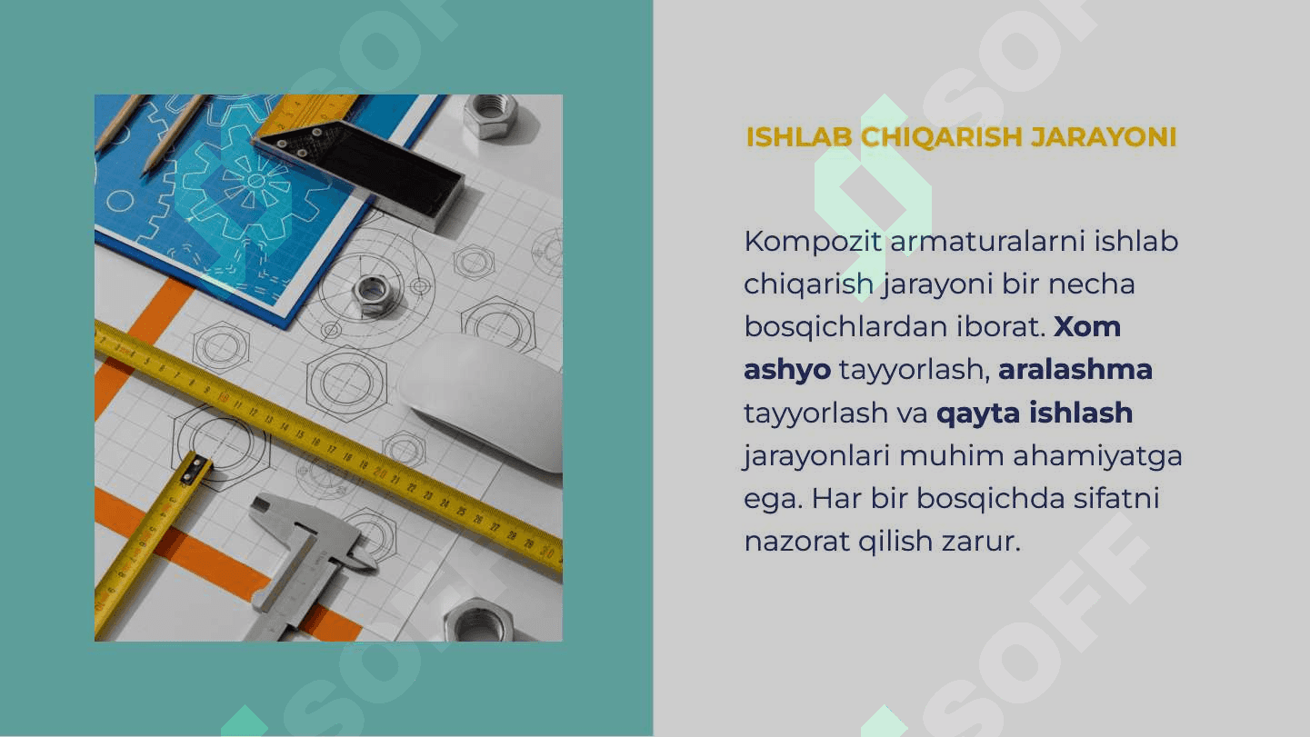 Kompozit armaturalar ishlab chiqarish texnologiyasi 4