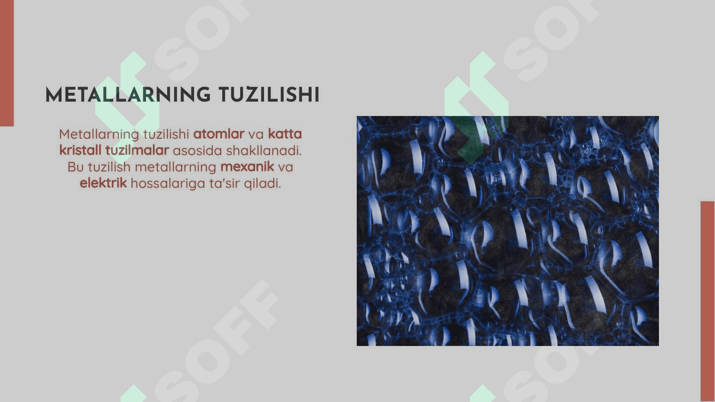 Metallarni tuzilishi va hossalari 4