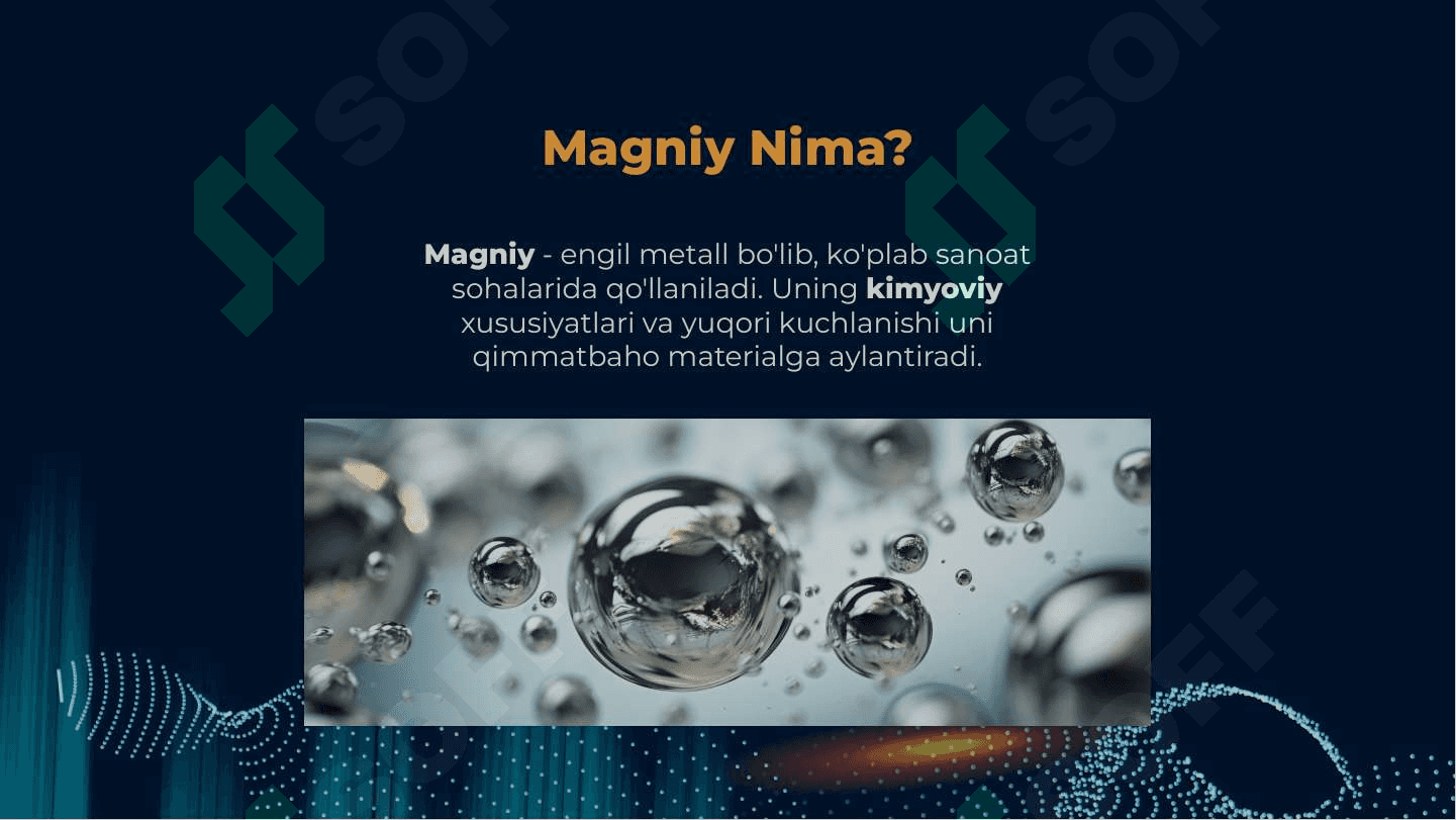 Magniy ishlab chiqarish texnologiyasi, magniy qotishmalari 3