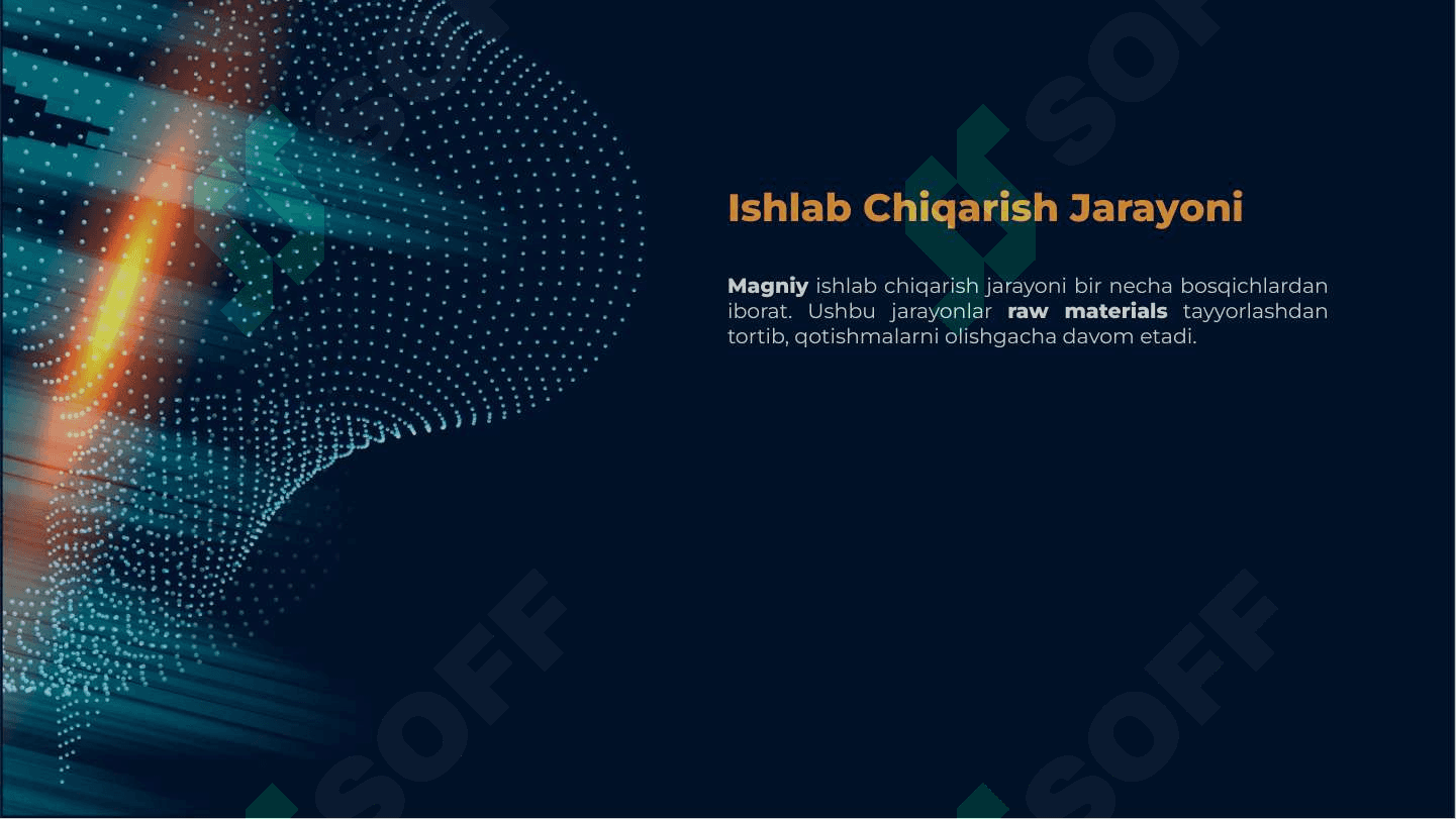 Magniy ishlab chiqarish texnologiyasi, magniy qotishmalari 4