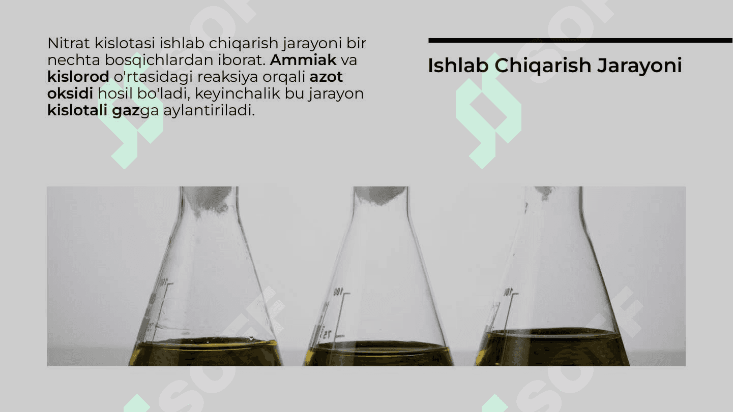 Nitrat kislotasi ishlab chiqarishdagi asosiy muammolar 4