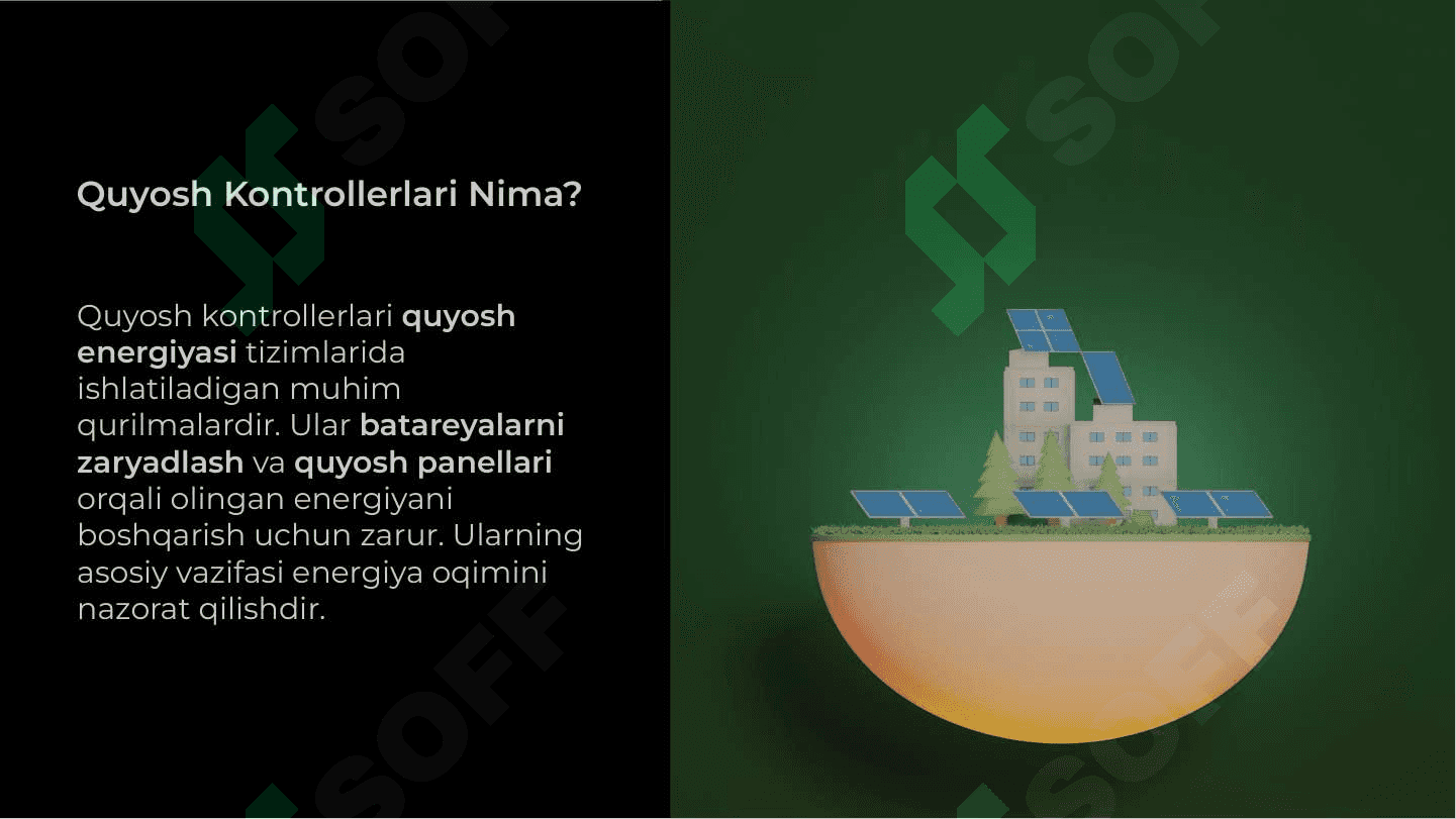 Quyosh kontrollerlarini turlarini tanlash 3