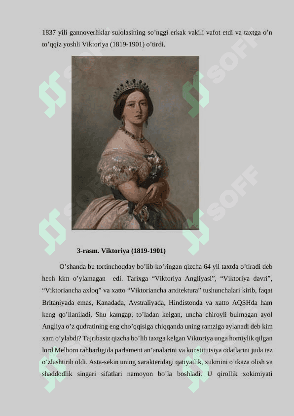 Buyuk Britaniya qirolicha Viktoriya davrida - mustaqil ish 4