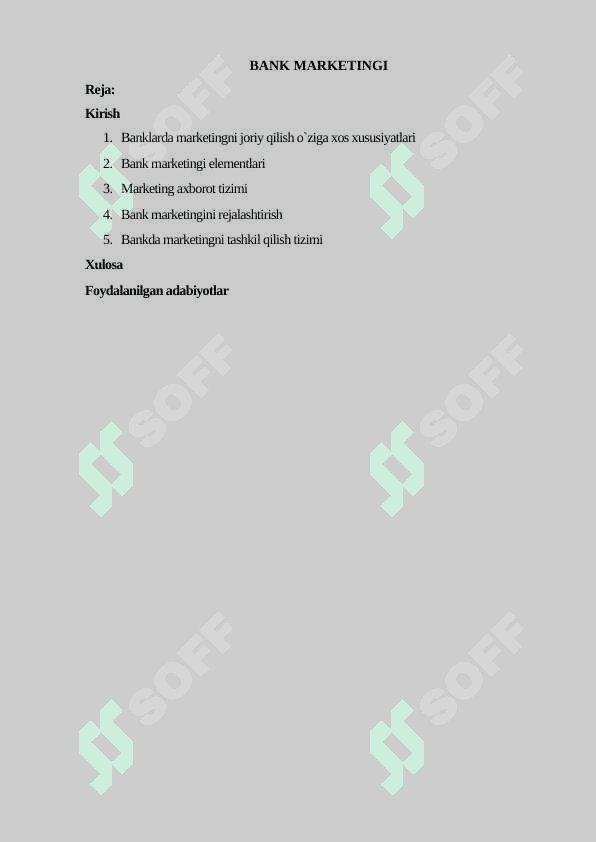 Referat namuna 2