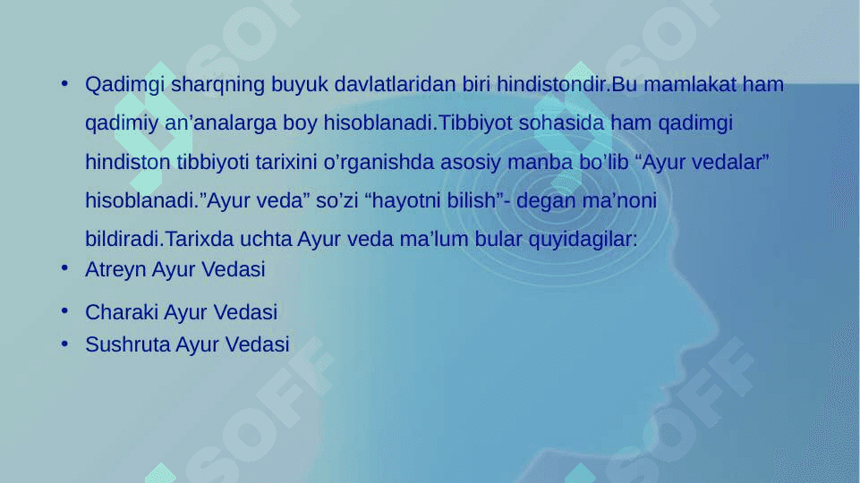 Qadimgi Hindiston tibbiyoti 3