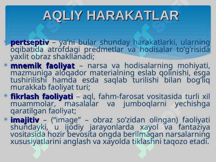 Shaxs faoliyati 7