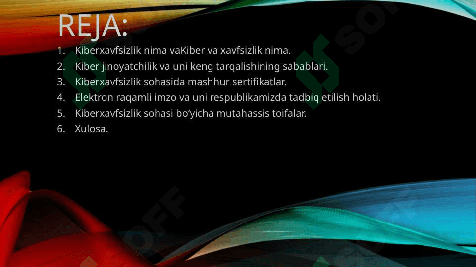 KIBERXAVFSIZLIK ASOSLARIDA MASHHUR SERTIFIKATLAR. 2