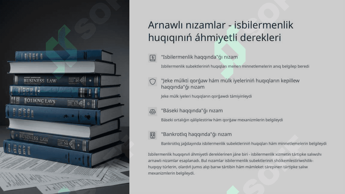 Isbilermenlik huqıqı derekleri 3