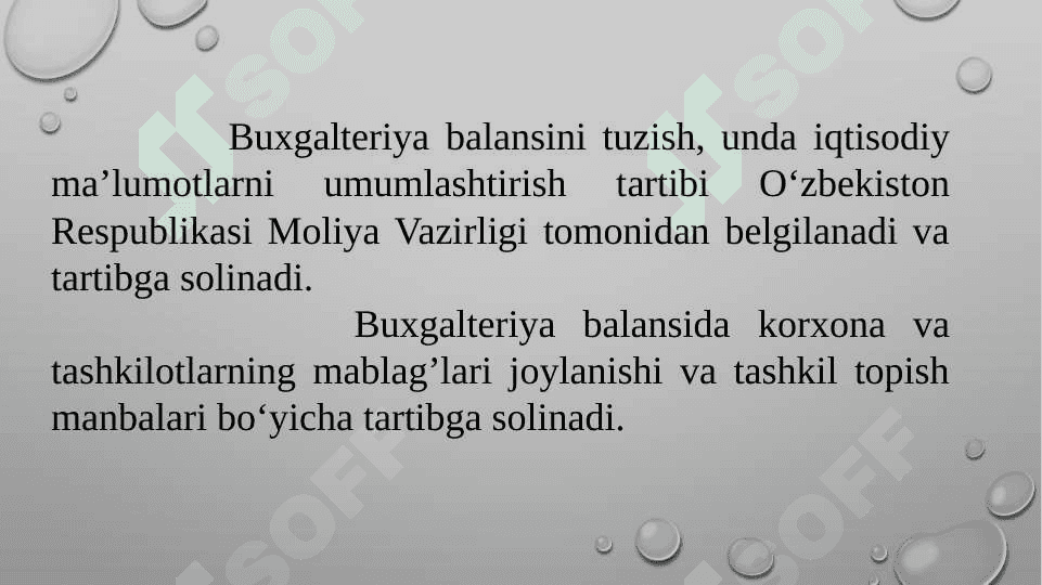 Buxgalteriya balansi  slayd 5