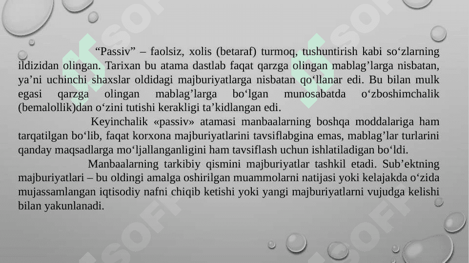 Buxgalteriya balansi  slayd 8