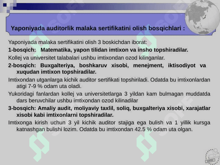 OSIYO DAVLATLARIDA AUDIT TIZIMI 6