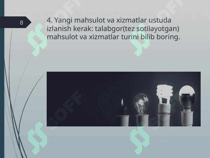 TADBIRKORLIK QILISHNI BILASIZMI? 8