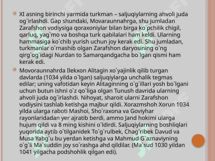 Saljuqiylar shajarasini tuzish 3