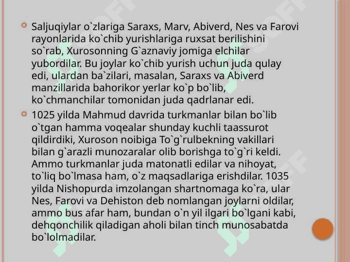 Saljuqiylar shajarasini tuzish 4