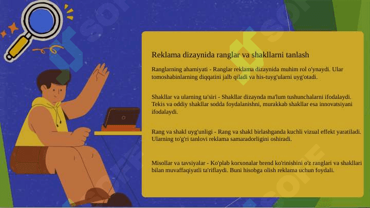 Ommaviy tadbirlarni tashkil etish va rejalashtirishda reklama targ'ibot vositalar dizayniga ahamiyat qaratish zarurati 6