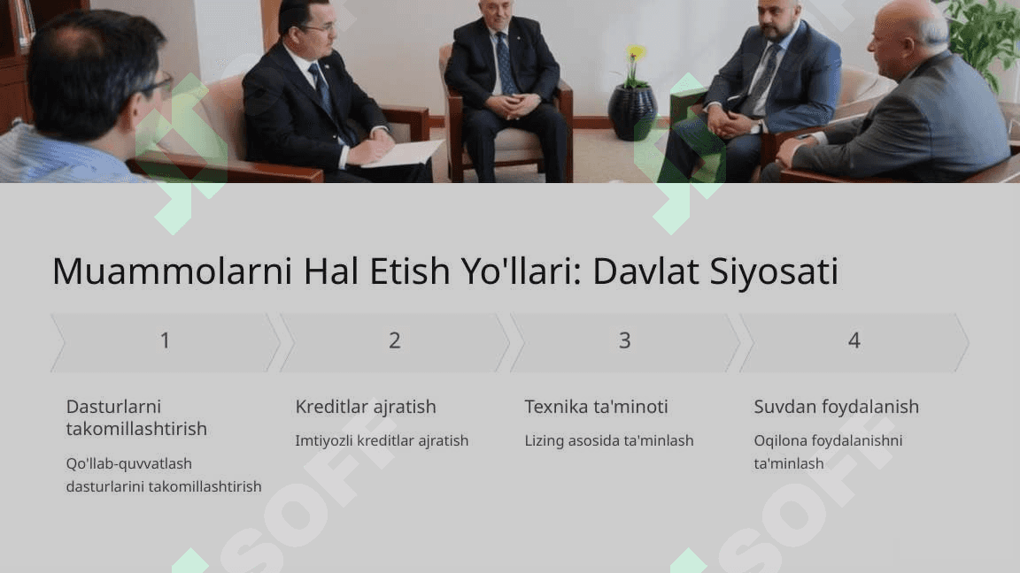 O'zbekiston Respublikasi Qishloq Xo'jaligining Tarmoqlararo Iqtisodiy Munosabatlarini Rivojlantirish Muammolari 8
